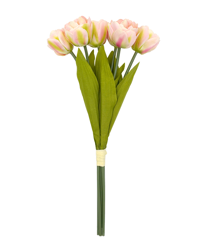 R206106-1 RAMO TULIPAN 41CM ROSA