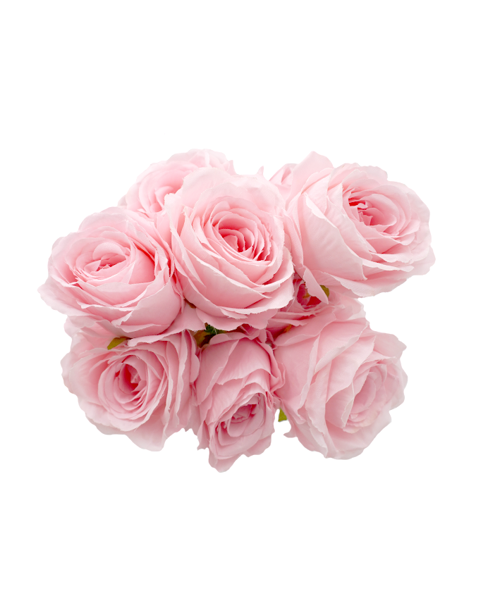 R207103 RAMO ROSAS X9 49CM