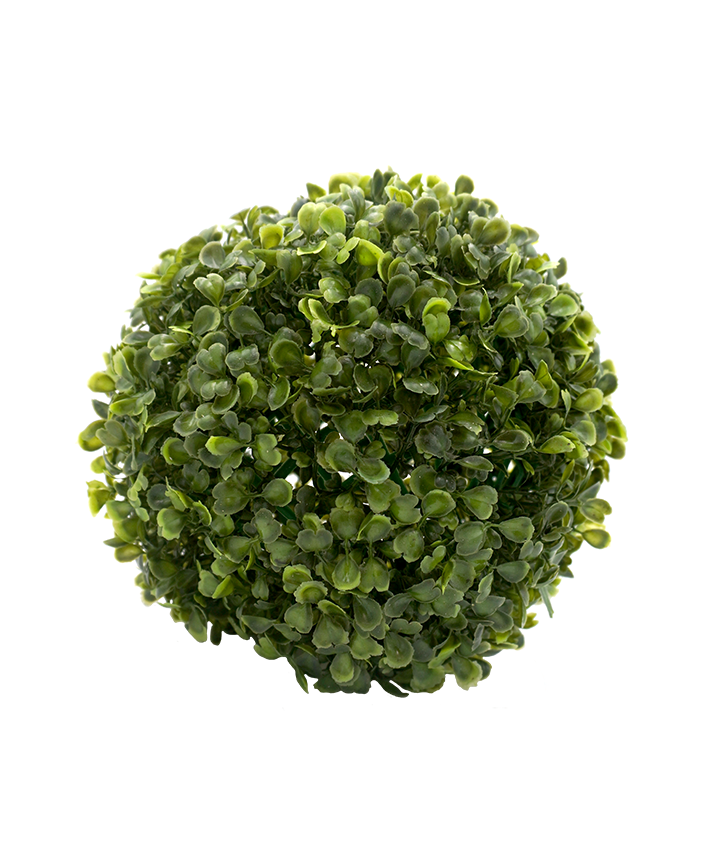 R216202 ESFERA PASTO HOJITAS 22 CM
