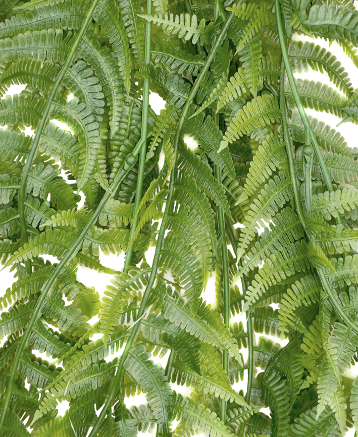 R221122 FOLLAJE COLGANTE HELECHO 108CM VERDE