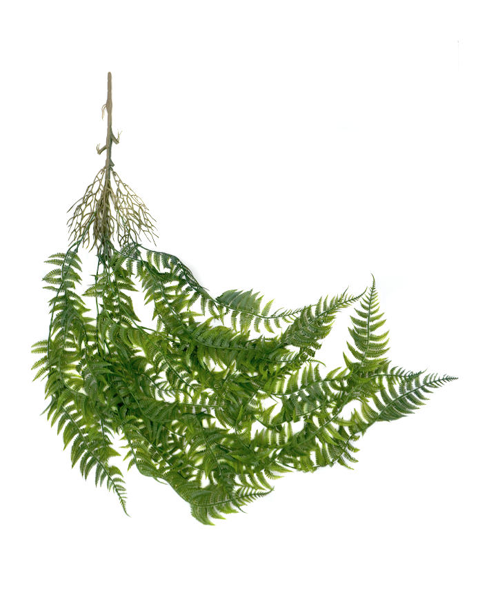 R221122 FOLLAJE COLGANTE HELECHO 108CM VERDE