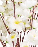 R222010-1 RAMO FLOR DE DURAZNO X30 92CM BLANCO