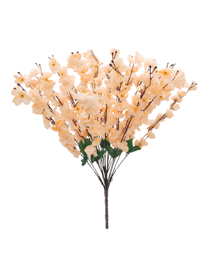 R222016 RAMO FLOR DE DURAZNO X24 216F 70CM BLANCO