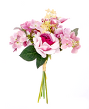 R225002 BOUQUET ROSA HOT NUBE 39 CM