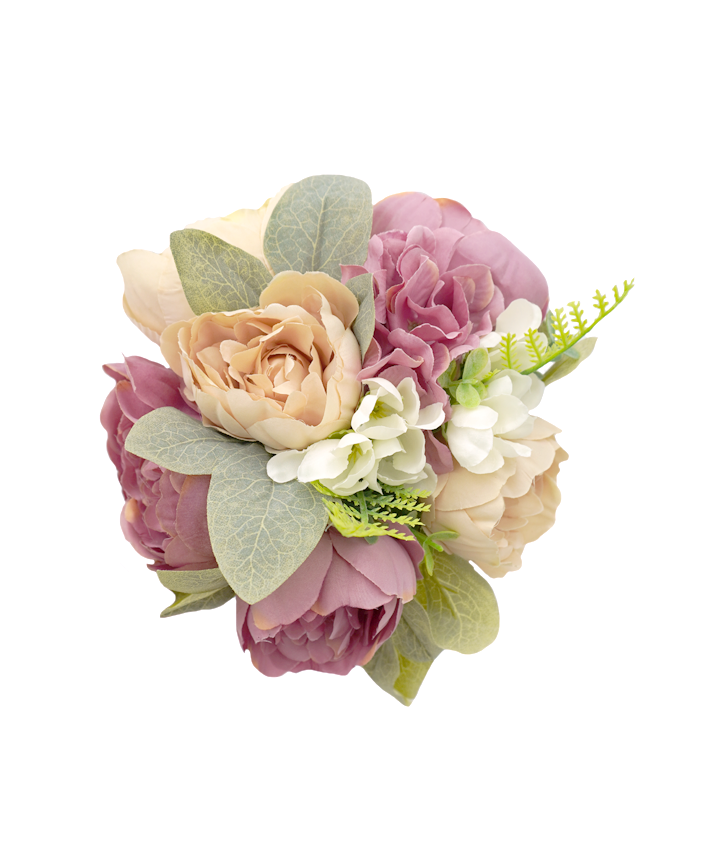 R225006 BOUQUET PEONY HOT 27 CM