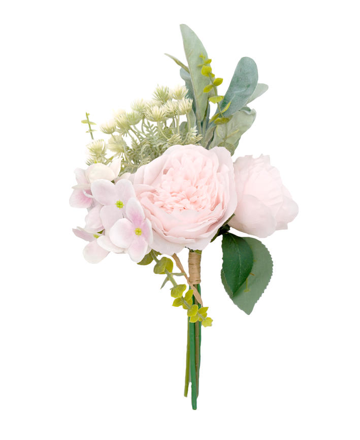 R225019 BOUQUET PEONY HORTENCIA 33CM
