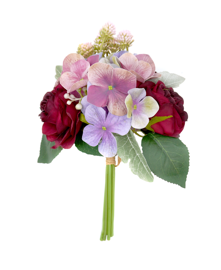 R225020 BOUQUET ROSAL ALLIUM 33CM