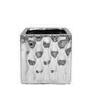 R303016 CERAMICA FLORERO CUBO 10CM