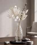 R304036 FLORERO VIDRIO ESPIRAL 23CM