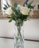 R304410-2 BASE VIDRIO TORCIDO 12X25CM TRANSPARENTE