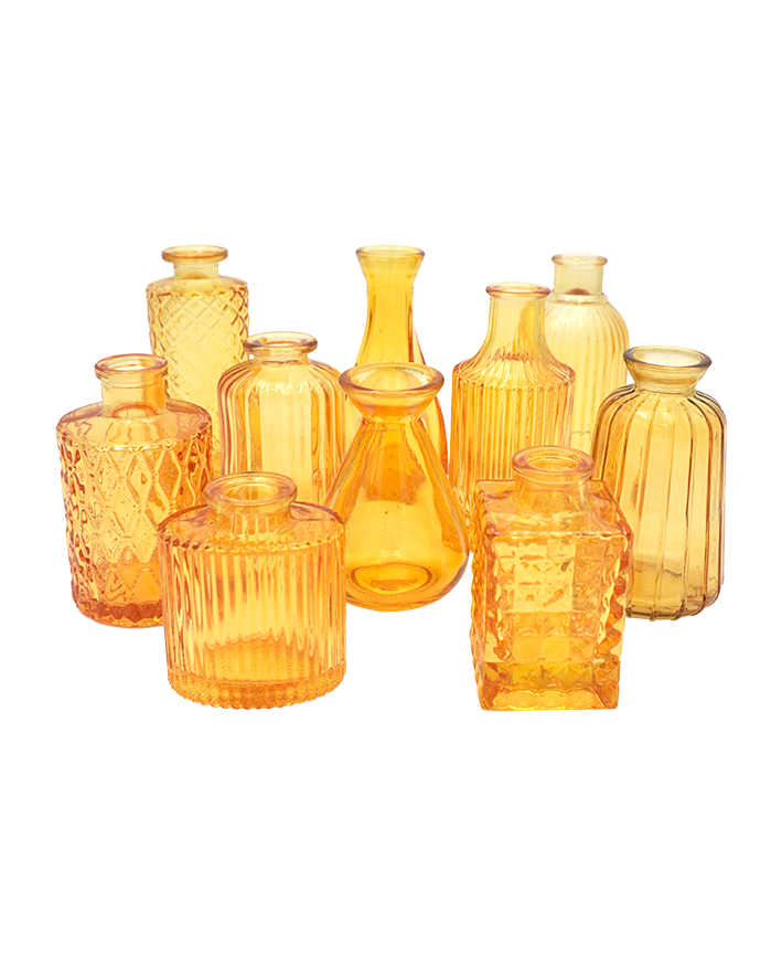 R304502 SET BASE VIDRIO 10PZS BOTELLAS