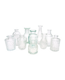 R304503 SET BASE VIDRIO 10 PZS FRASCOS TRANSP
