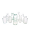R304503 SET BASE VIDRIO 10 PZS FRASCOS TRANSP