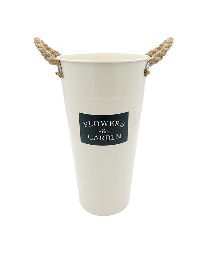 R306033-1 FLORERO METALICO FLOWER  35CM