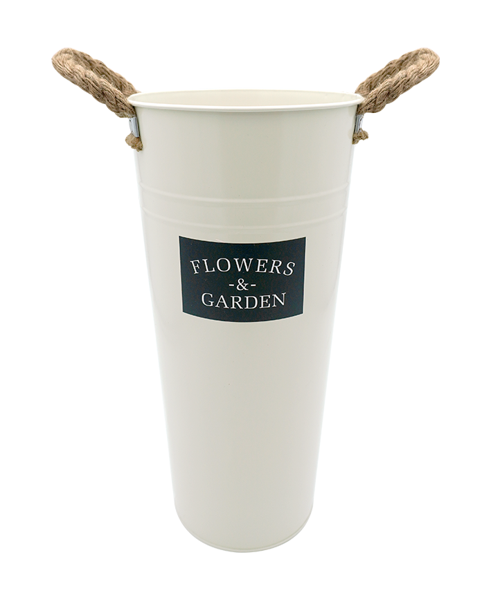 R306034-1 FLORERO METALICO FLOWER  40CM