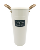 R306034-1 FLORERO METALICO FLOWER  40CM