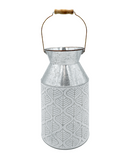 R306035 FLORERO METALICO LECHERO 13X21CM