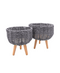 R309101-1 SET MACETAS MIMBRE