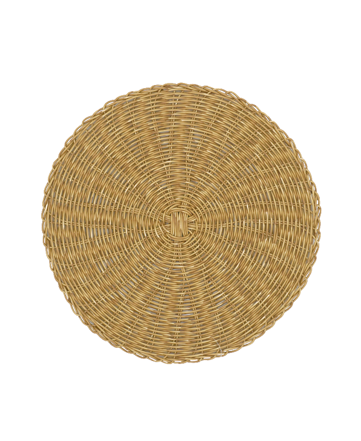 R309301-1 BAJOPLATO MIMBRE TEJIDO 36CM