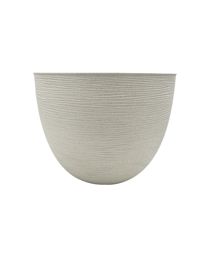 R310206-1 MACETA 40X31CM BLANCO RUSTICO