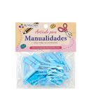 R407004 FIGURA MADERA PINZAS 4.5CM 20PZ
