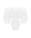 R425203 VASITO CUADRADO 10PZ