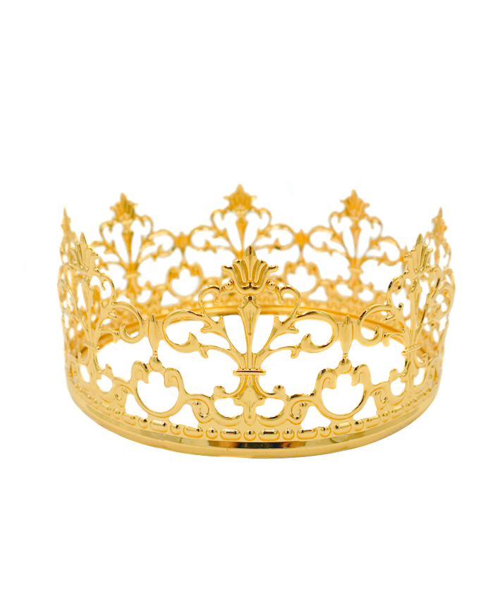 R426006 CORONA SENCILLA GD 13X6CM