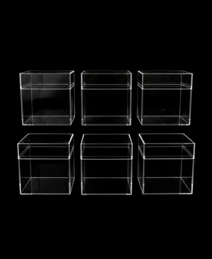 R505022 CAJA ACRILICO 6X6CM 6PZ