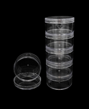 R505026 CAJA CIRCULAR ACRILICO 7X3.5CM 6PZ