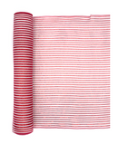 R601021 MALLA CARAMELITO 52CMX10Y ROJO/BLANCO
