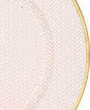 R709054-1 BAJO PLATO TEJIDO 33CM CREMA