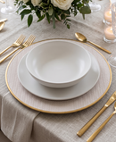 R709054-1 BAJO PLATO TEJIDO 33CM CREMA