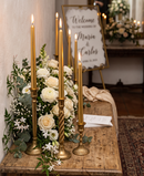 R716308-1 VELA CONICA METALIZADA 30CM 4PZ ORO