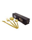 R742027 CUBIERTOS 16 PIEZAS OSLO ORO