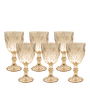 R745001 SET DE COPAS ROMBOS 6PZ 8.7 x 16.8 CM 300ML