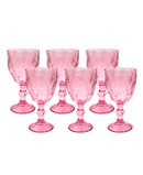 R745001 SET DE COPAS ROMBOS 6PZ 8.7 x 16.8 CM 300ML