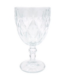 R745001-1 SET DE COPAS ROMBOS 6PZ 8.7 x 16.8 CM 300ML TRANSPARENTE