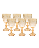 R745001 SET DE COPAS ROMBOS 6PZ 8.7 x 16.8 CM 300ML