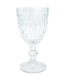 R745002-1 SET DE COPAS DIAMANTES 6PZ 8.7 x 16.8 CM 300ML TRANSPARENTE