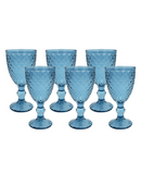 R745002 SET DE COPAS DIAMANTES 6PZ 8.7 x 16.8 CM 300ML