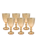 R745002 SET DE COPAS DIAMANTES 6PZ 8.7 x 16.8 CM 300ML