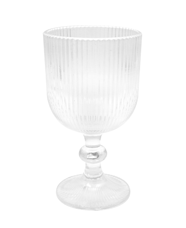 R745007 VIDRIO COPA 6 RAYAS 8.7 X 16.80 CM