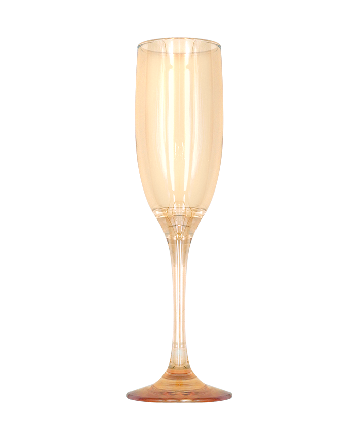 R745608-1 SET DE COPAS ORO 6PZ CHAMPAGNE 190ML 5X22CM