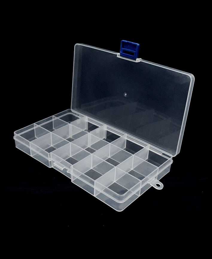 R801004 CAJA MULTISUSOS 15 DIVISIONES 17X11X2CM