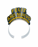 R911010-1 DIADEMA AÑO NUEVO 14X16CM 6PZ