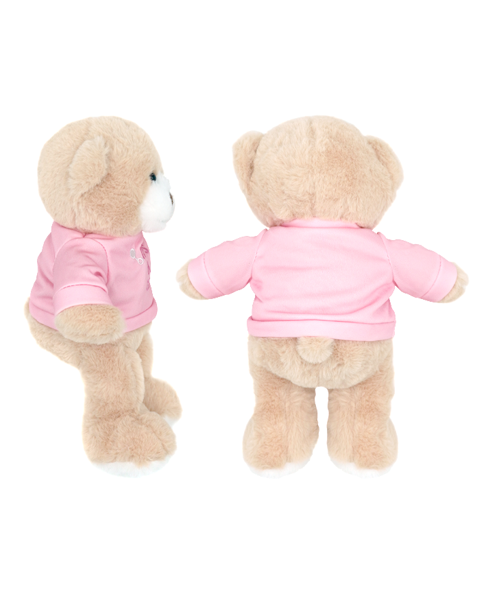 R942101-1 OSO BABY SHOWER ITS A GIRL 25CM ROSA