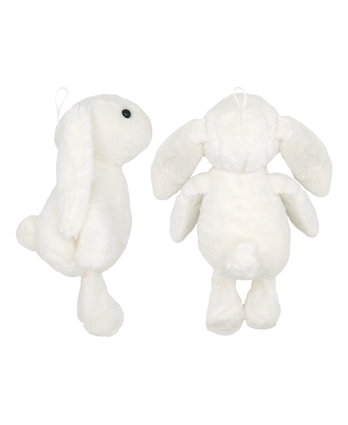 R942201-1 CONEJO PELUCHE ECO 27CM BLANCO