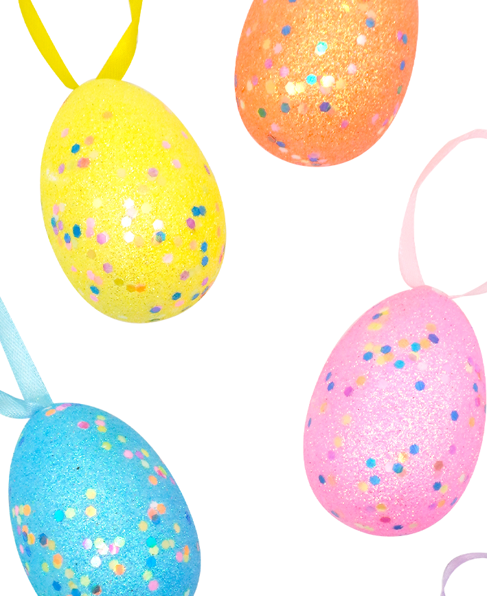 R951401 HUEVOS DE PASCUA DEC 6PZS 5X7CM