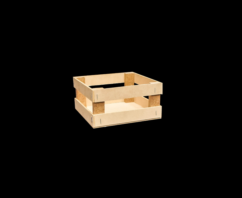 HUACAL DE MADERA 12X12X6 CMS