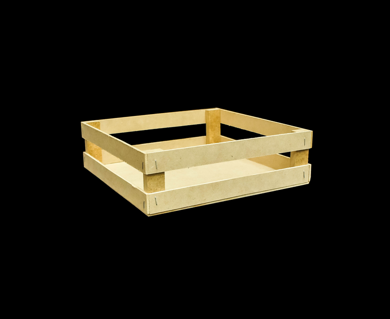 HUACAL DE MADERA 20X20X6 CMS